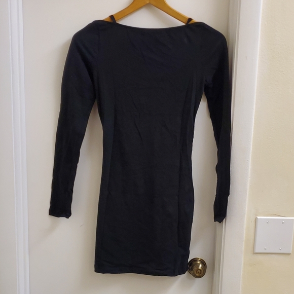 New Iheart Iron fist cut out bodycon black dress size small - Picture 6 of 9